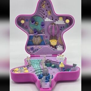 Vintage 1993 Polly Pocket FairyLight Wonderland Star Compact Bluebird